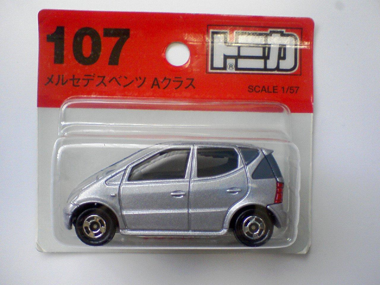 

Tomica 107 Mercedes Benz A Class Silver Blister 1/57 серебряный