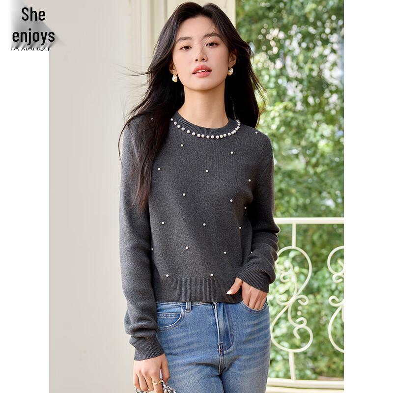 Women's Beaded Knit Sweater