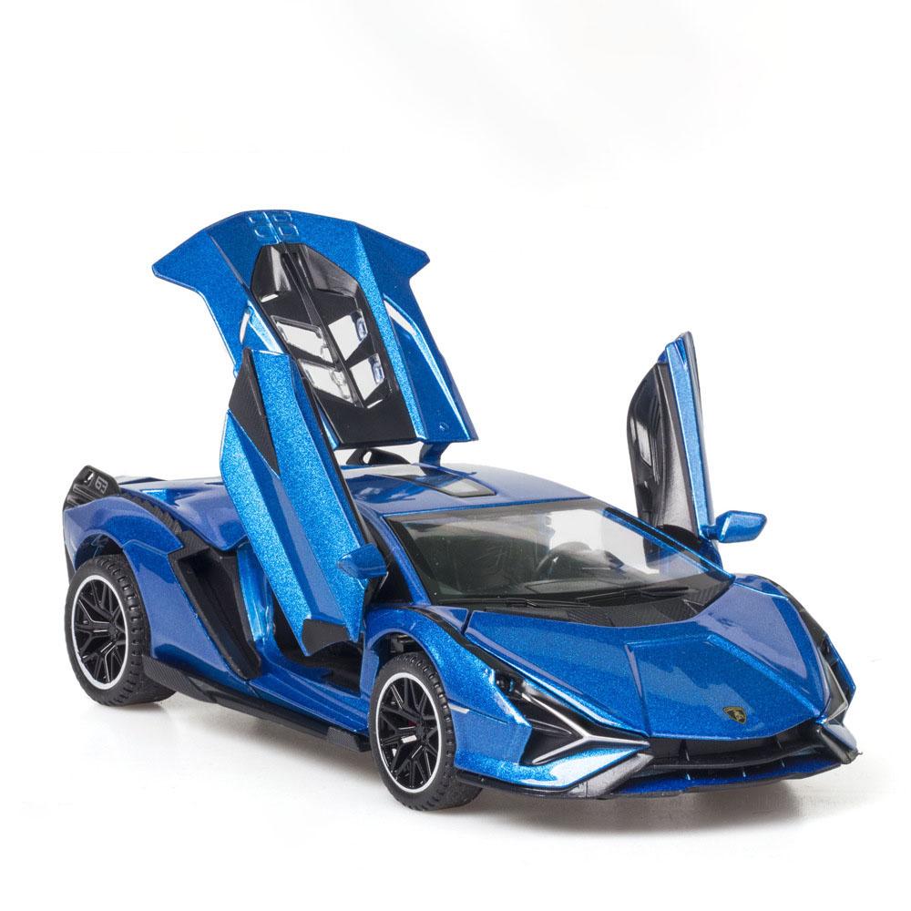 1:32 Scale Sian FKP37 Alloy Car Model Toy Metal Diecast Simulation Light Sound Pull Back Roadster Models for Kids Holiday Gifts