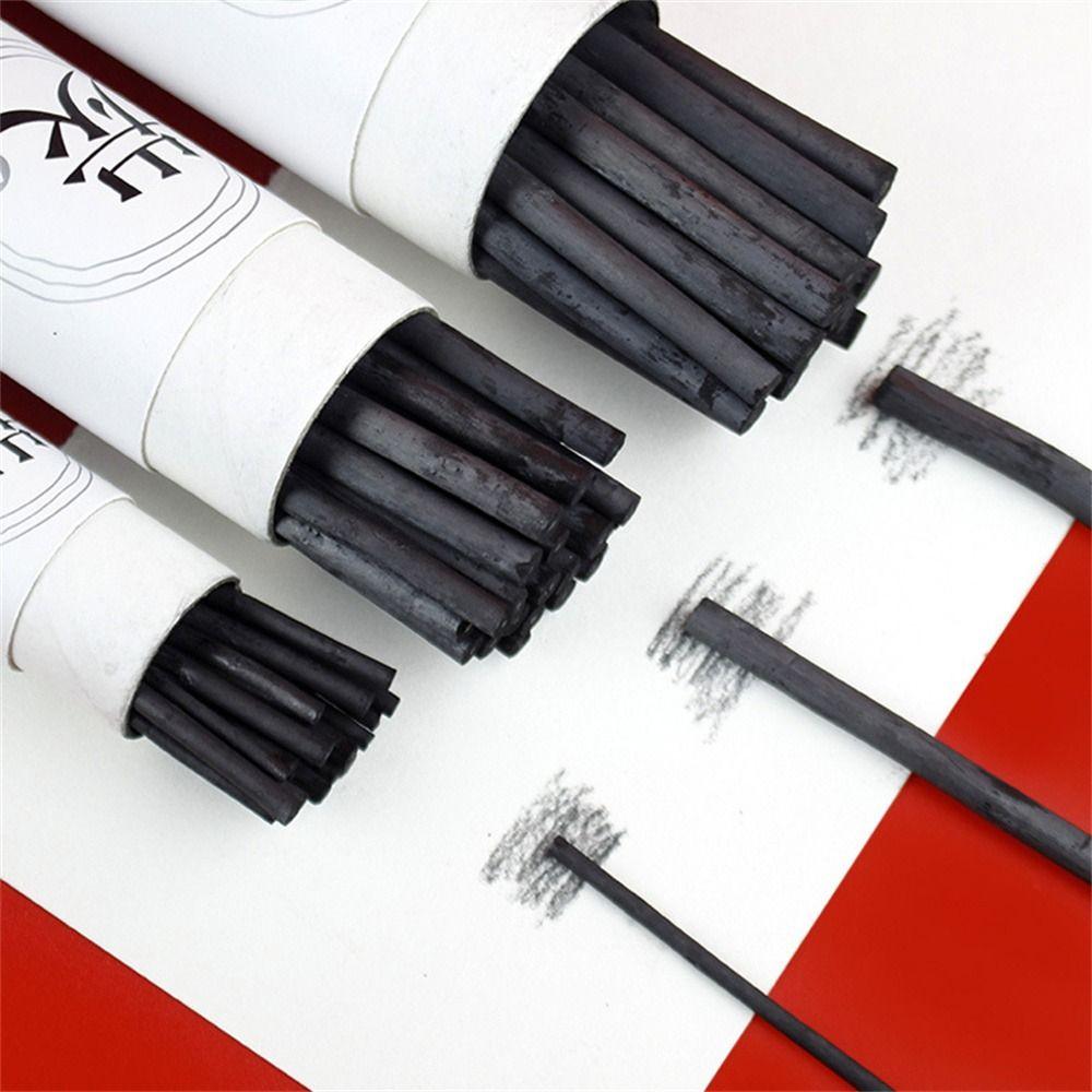 Black Color Charcoal Bars Willow Charcoal Drawing Charcoal Pencils Charcoal Sticks  Sketch Drawing