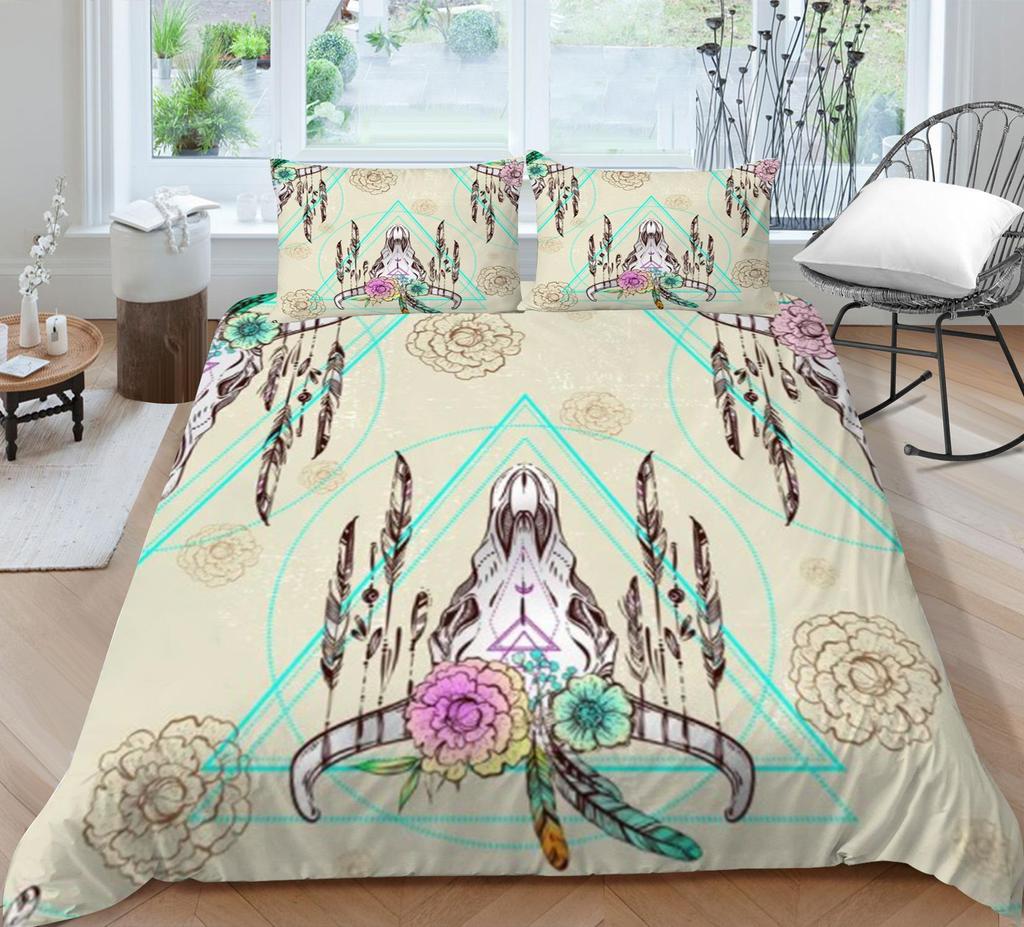 Boho Bedding Duvet Cover Set Bohemian Bedding Set Cover High Quality Comforter Cover Set Man Single Double Size Bed Set