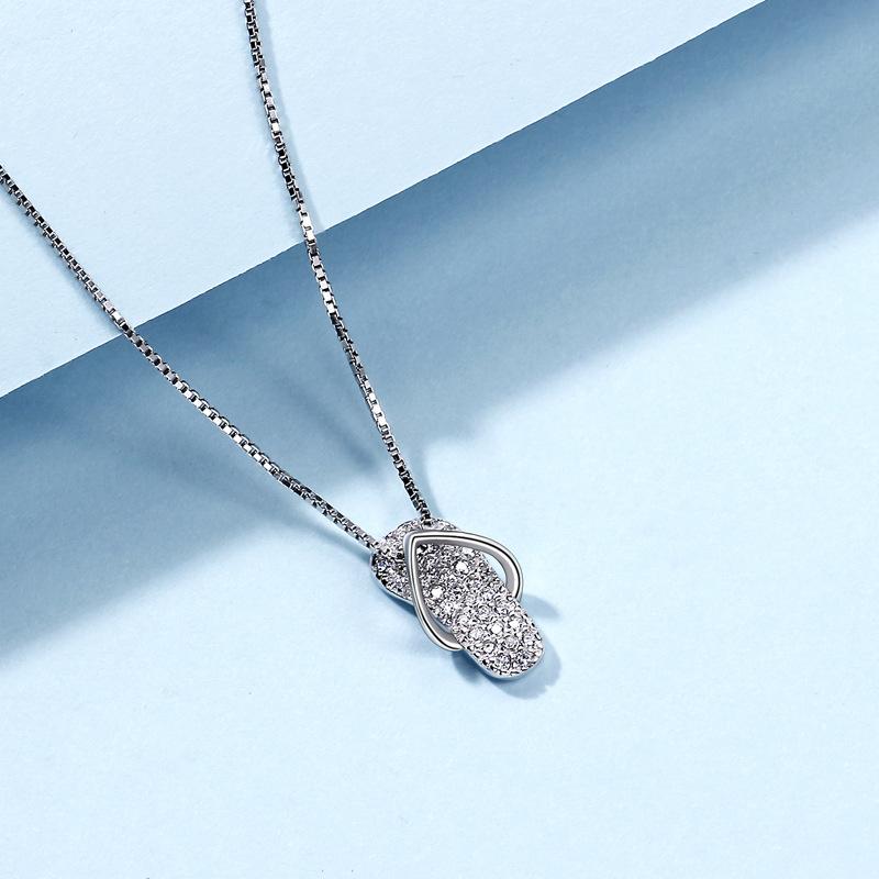 

Ожерелье-шлепанец женское корейское корейская версия кулона персонализированный милый и крутой нишевый дизайн ins стиль аксессуары