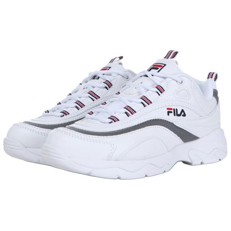 Fila Ray Comfortable Versatile Low-Top Casual Running Shoes Unisex Sneaker White 1RM02814G-101