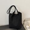 Stylish Large Capacity Tote Bag For Women With Chic Minimalist Design In Black White Or Brown