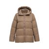 Autumn and Winter New Down Jackets Women's Light, Sweet and Loose Hooded White Duck Down Warm Bread Jacket Short