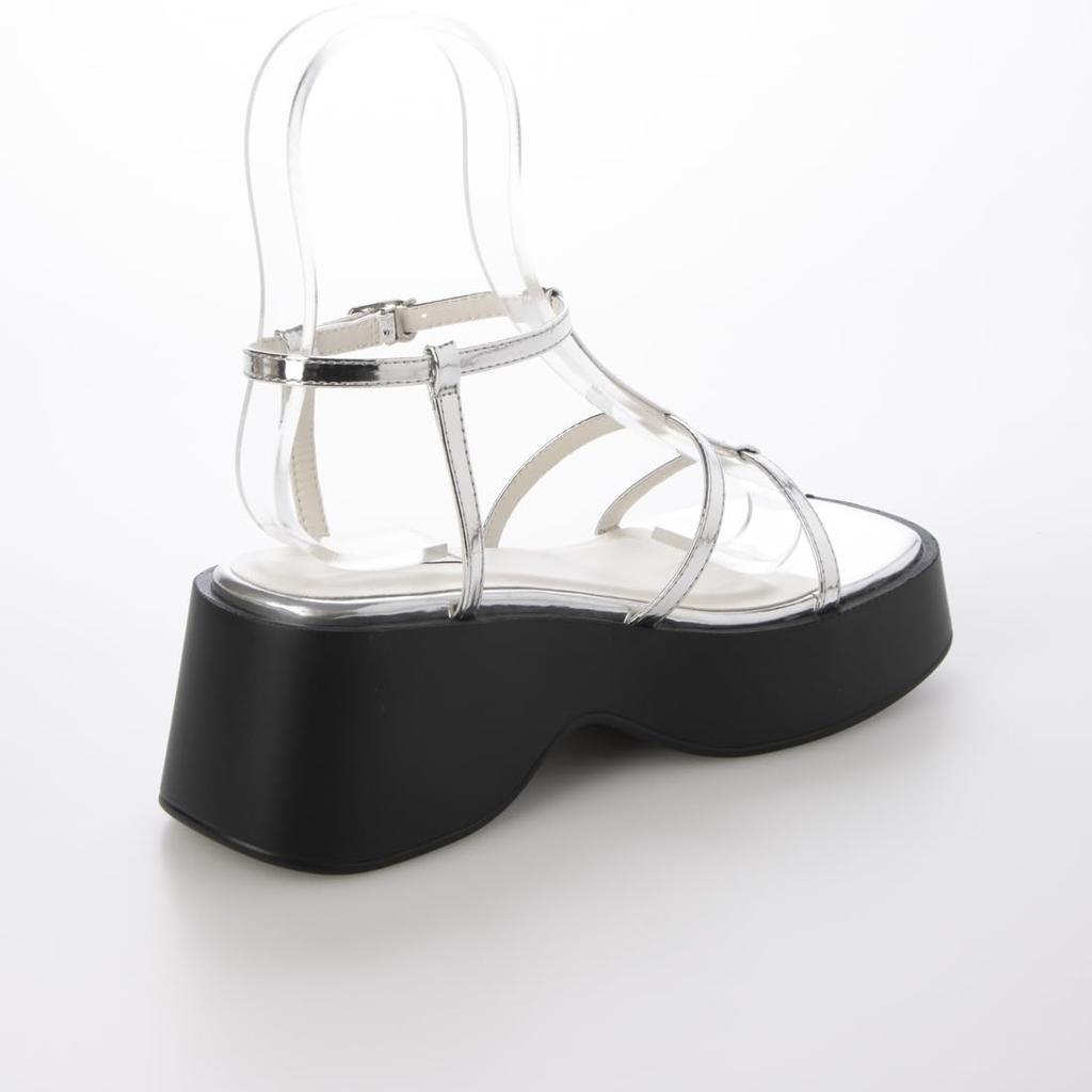 [EVOL] T-Strap Square Platform Sandals
