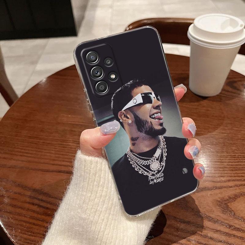 Anuel AA Real Hasta La Muerte Clear Phone Case For Samsung Galaxy A56 A57 A37 A55 A54 A36 A26 A25 A16 A17 A07 A52 A73 A53 Cover