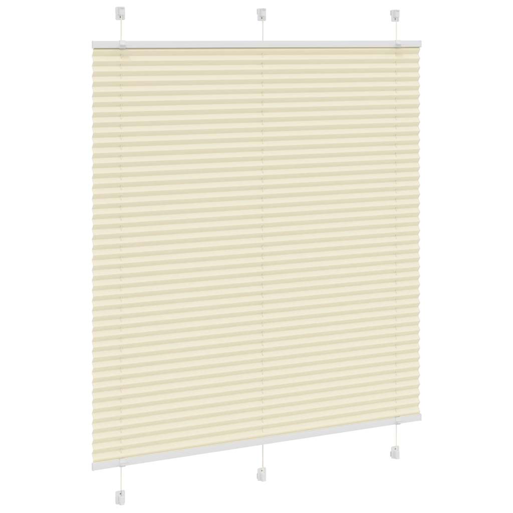 Cream Pleated Blind 115X100 Cm Fabric Width 114.4Cm