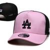 Los Angeles Dodgers Yankees Baseballkappe Hip Hop Flacher Schirm Kappe Verstellbare Netzmütze Herren- und Damen-Outdoor-Bergsteigerkappe