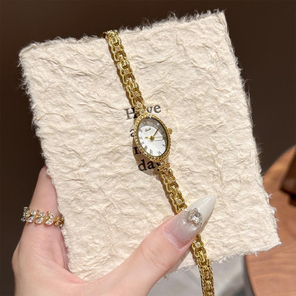 GEDI Ladies Small Gold Watch Gifts Waterproof Fashionable Wristwatch Women Elegant Quartz Vintage Woman Watches