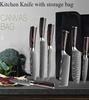 Damascus Steel Kitchen Knives VG10 Steel Fish Boning Knife Meat Cleaver Fruit Utility Cutter with Long Magnetic Knife Block