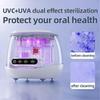 Ultrasonic Retainer Cleaner - UV Dental Cleaning Pod Machine for Dentures, Aligner, Braces, Mouth Guards, Toothbrush Heads, Jewelry