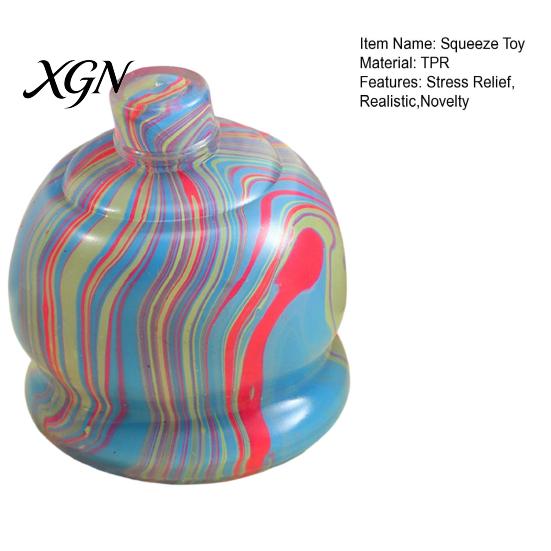 Pinch Resistant Stress Reliever Cola Bottle Slow-Rising Squeeze Toy Soft TPR Fidget for Anxiety Relief Realistic Drink-Shaped Decompression