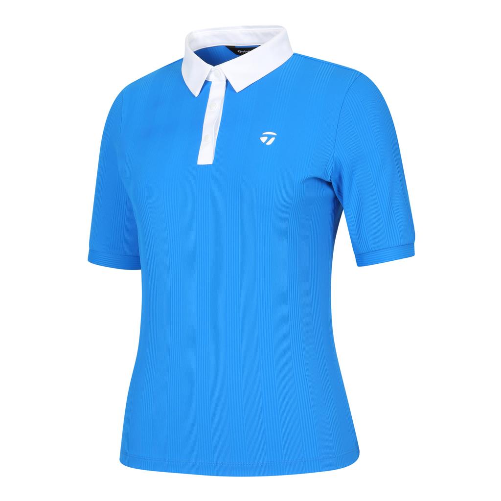 TAYLORMADE APPAREL 26Ss Women'S Modified Ribbed Collar Short Sleeve T-Shirt T8031T66145-901
