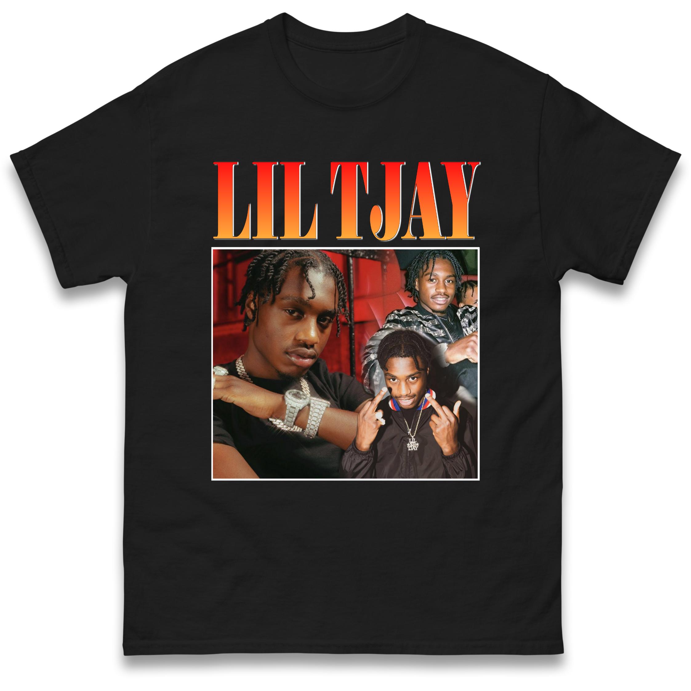 Lil Tjay T-Shirt Tshirt Mens Womens Tops Unisex Tees 100% Cotton L
