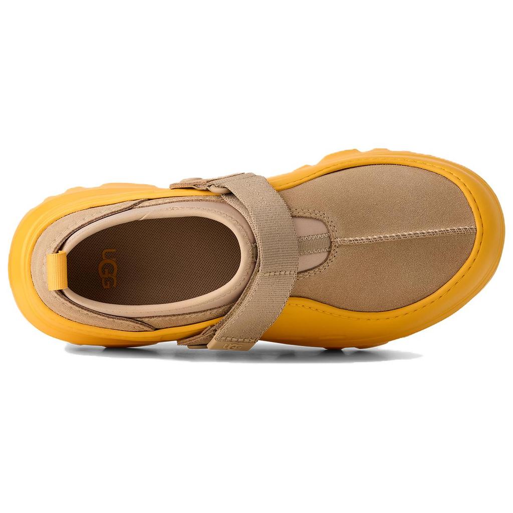 UGG PeakMod Synthetic Leather, Split Cow Leather Low top Casual Shoes Unisex Wheat Yellow 1171355-MMM