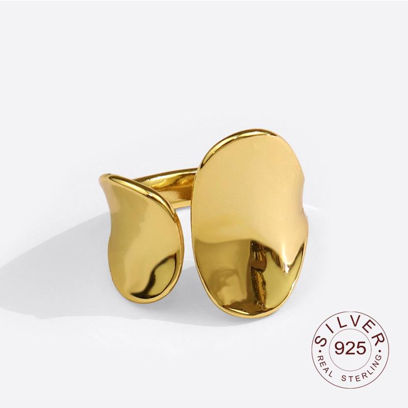 Xiaomi Real 925 Sterling Silver Rings for Women Open Vintage Wedding Trendy Jewelry Large Adjustable Antique Rings Anillos