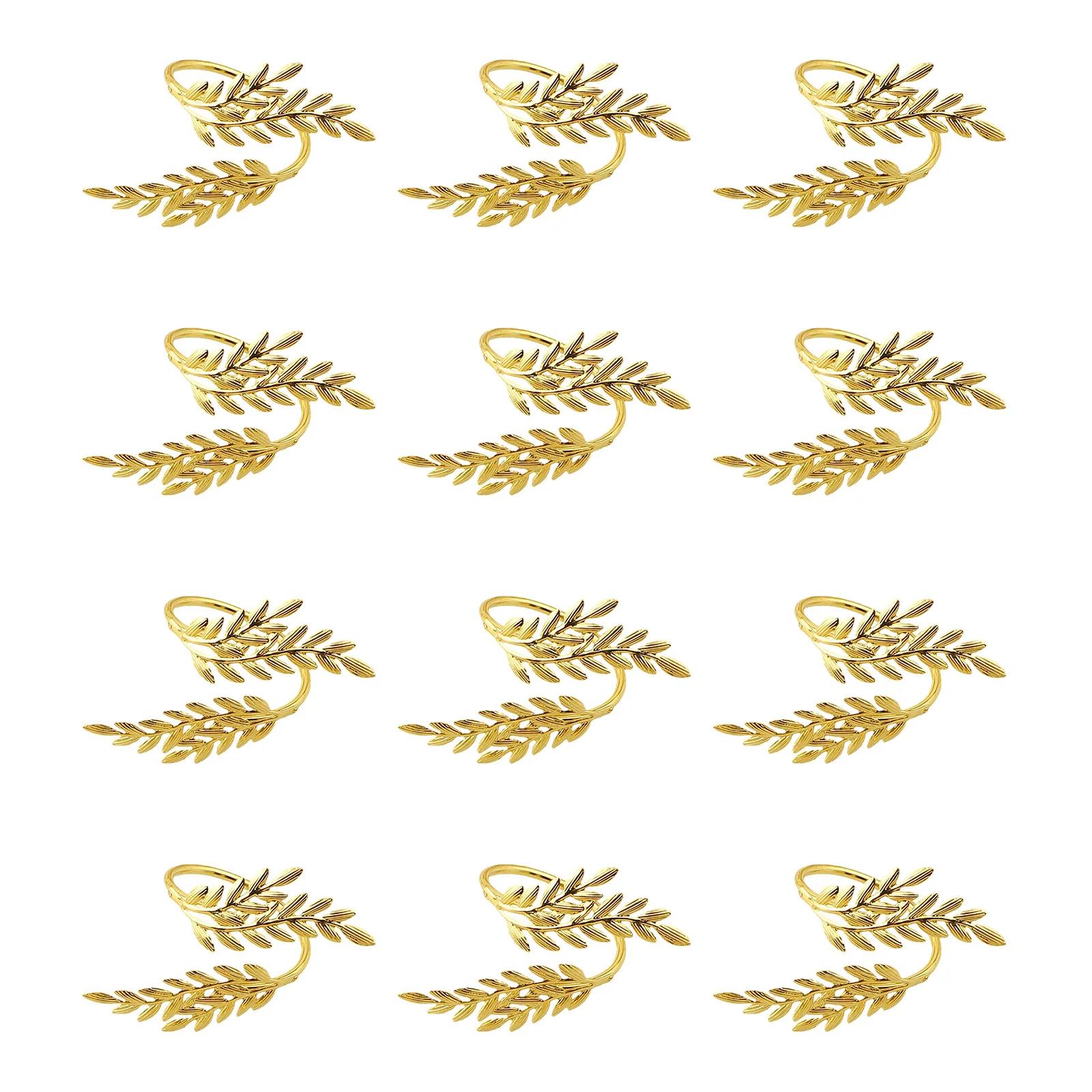 

6.5*5cm 2.55*1.92in Metal Napkin Rings Elegant Napkin Ring Party Napkin Holders Plated Metal Material Crafted For Events