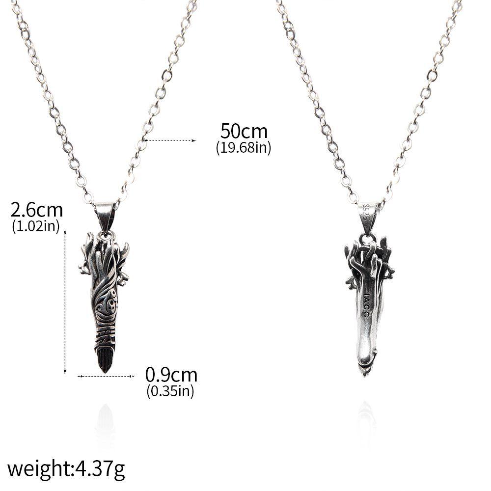 Collana Anime Jujutsu Kaisen Ryomen Sukuna Itadori Yuji Cosplay Oggetti di Scena Ciondoli Anelli Orecchini Per Fan Unisex Gioielli Regali