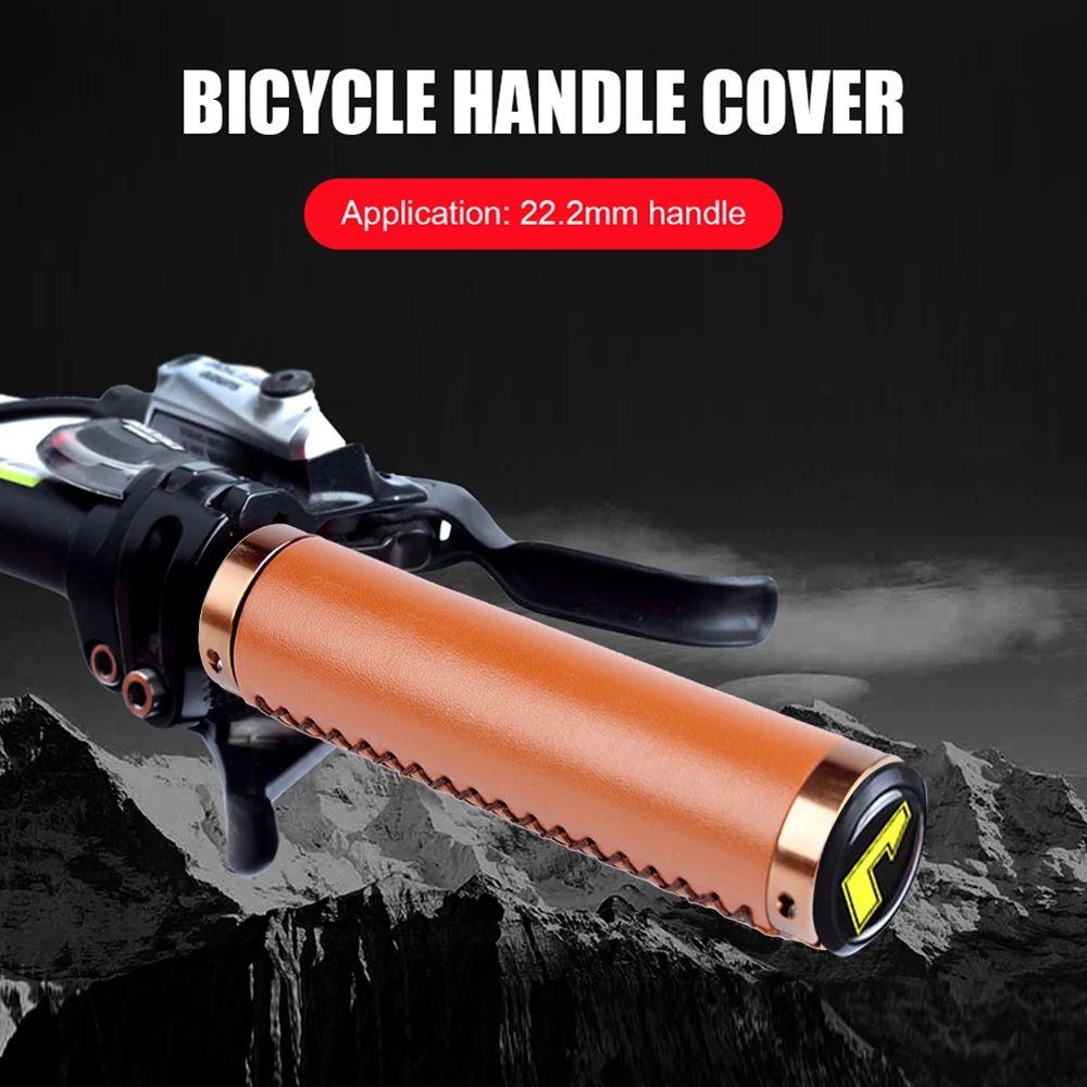 Cover MTB Cuffs Mountain Bike Grip Cover Bike Cowhide Grips Bicycle Handle Grips Bike Retro Grips