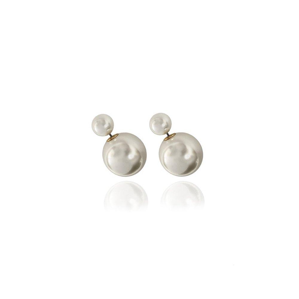 Pearl & Pearl Earrings