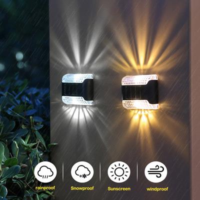 Lampada da parete solare a LED Luce solare Illuminazione per esterni Cortile Lampione da giardino Lampada decorativa per balcone