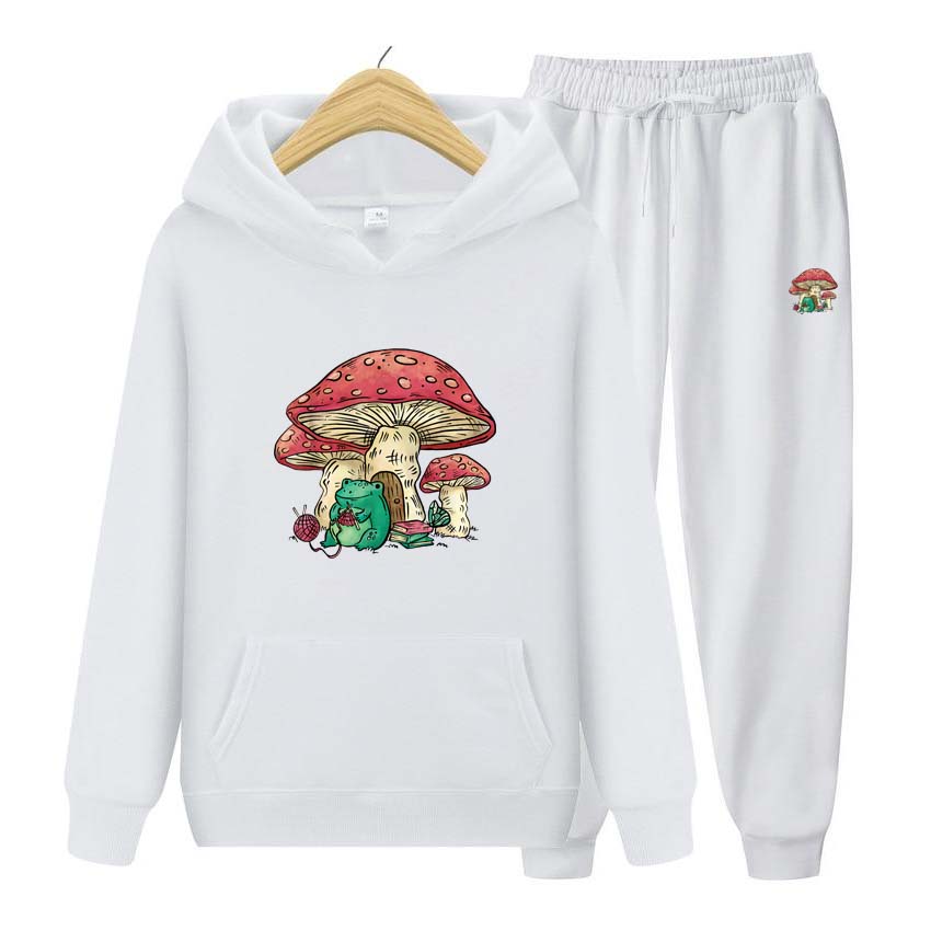 Tepláková souprava 2dílná Unisex Mikina s kapucí Fleecová mikina+kalhoty Kostým Jarní Podzim Anime Potisk Mikina s dlouhým rukávem Mikina s kapucí Jogging