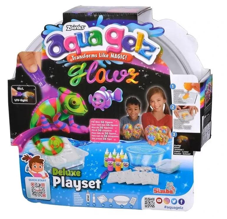 Simba Multicolore Aqua Gelz Deluxe Set Glowz - Immagine 4