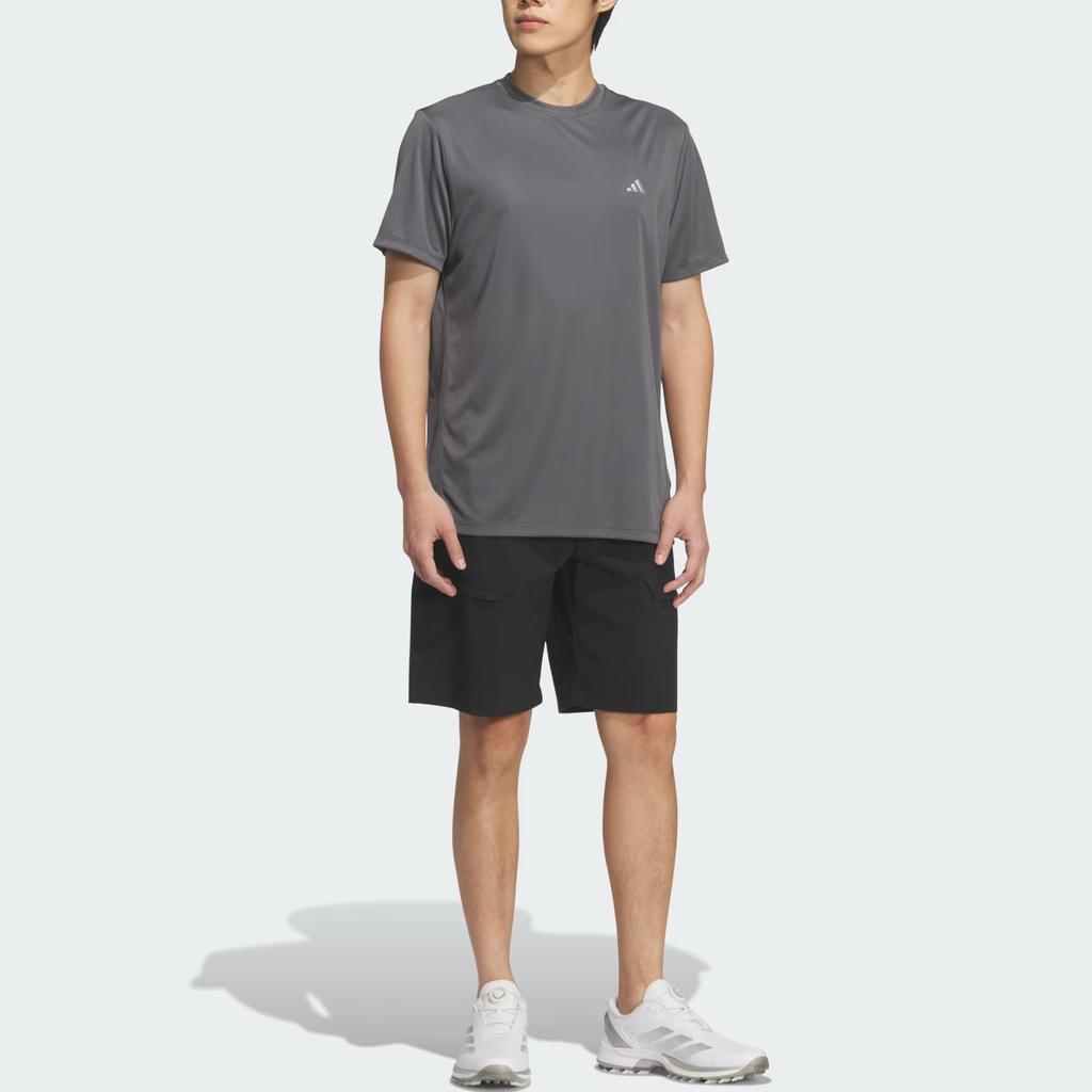 adidas Performance Stylish Comfortable Round Neck Short Sleeve Golf Shirt Men Shirts KD7253