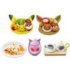 Used Trading Figure Set 5 Types Pokemon Cafe Miniature Menu Center Exclusive
