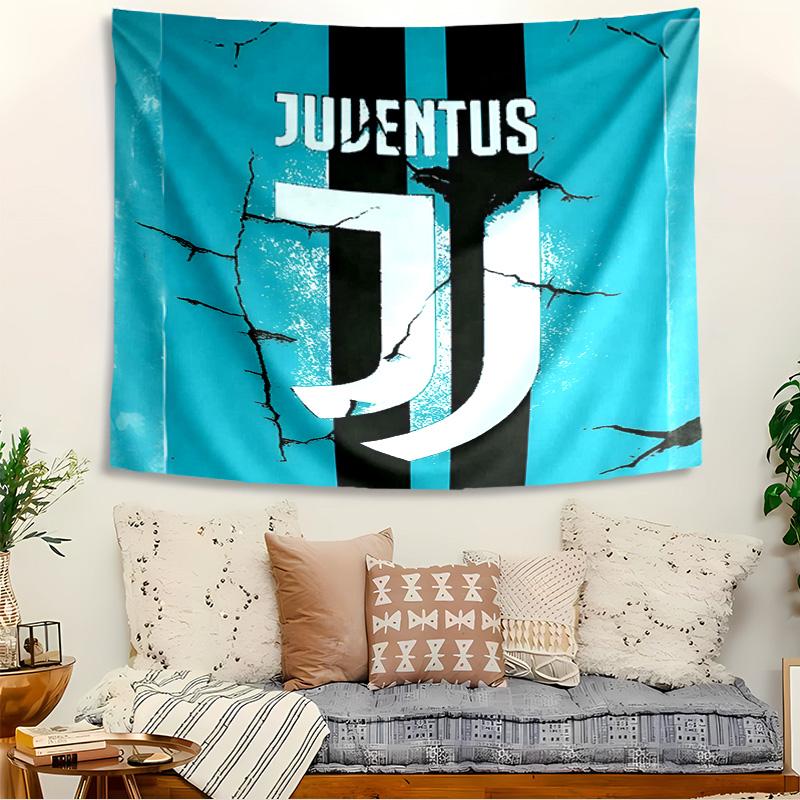 Juventus Tapestry, Wall Hanging Tapestry, Pattern Tapestry for Dorm Bedroom Living Room Wall Art Photography Backdrop