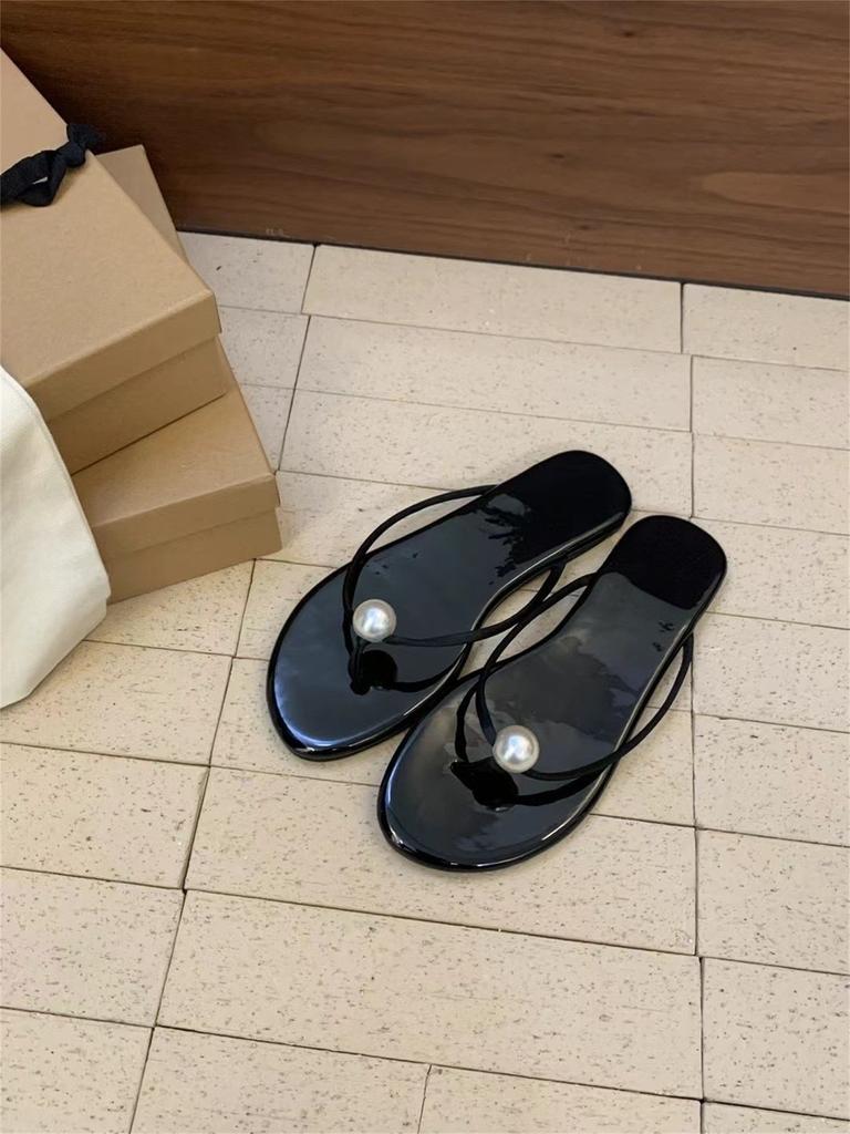 Flat-bottomed Flip-flops Shoes Women's Shoes New Outer Wear Beach Small Sandals Soft-soled Sandals