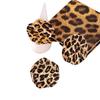 Fashion for Women Jewelry Retro Geometric Leopard Print Circle Disc Fashionable Design Earring Ring Set