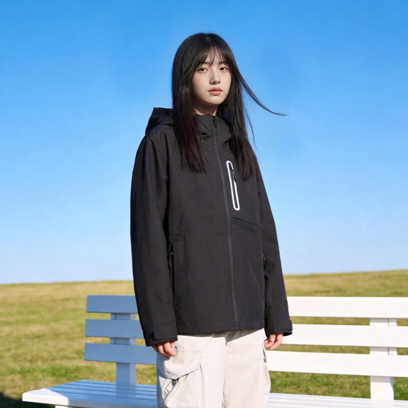 SPAO Women's Hooded Windproof & Waterproof Outdoor Jacket