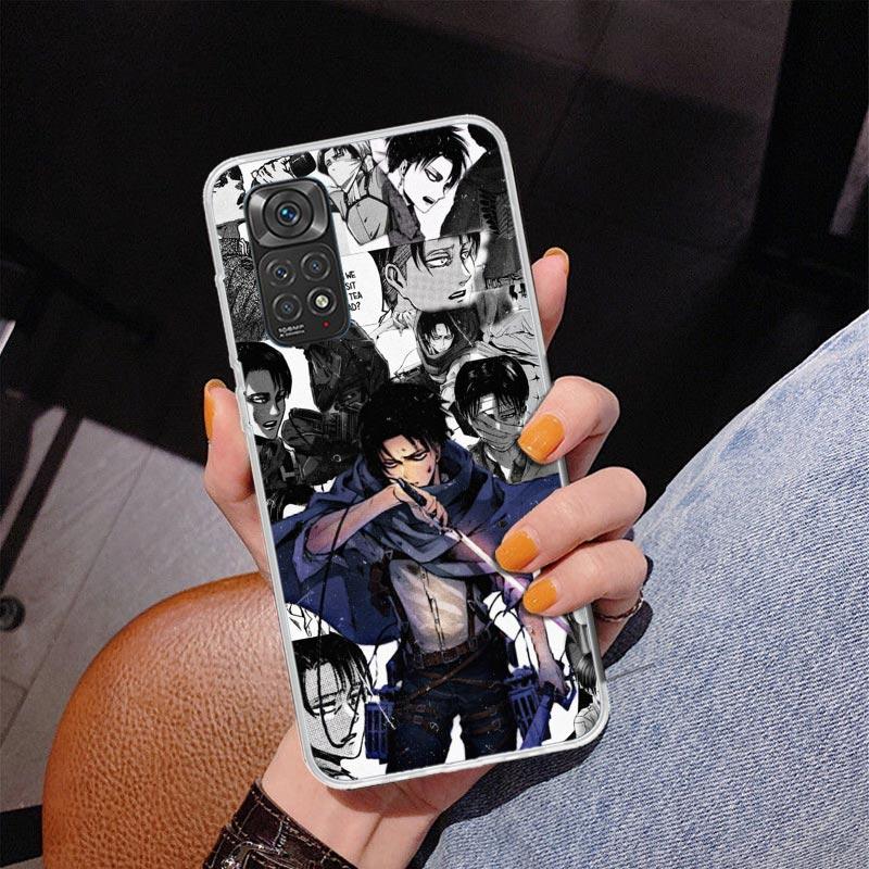 Attack Anime Phone Case For Xiaomi Redmi Note 15 14 13 12S 12 11 Pro Plus 14S 11S 11E 10 10S 11T 5G Personalized Cover Redmi Not