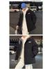 Men's Trendy Reversible Lambswool Cotton Jacket: Winter Velvet Thickened, Loose Fit, Hong Kong Style, Casual Outerwear.