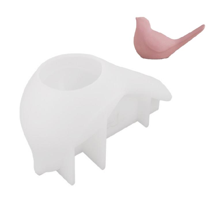 Resin Crafting Mold Candle Moulds Bird Shape Craft Mould Silicone Texture Handmade Supplies Suitable for Making Ornament S