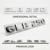 Gloss Black Chrome GLB 220 GLB 250 Car Rear Trunk Emblem Badge Letter Sticker For Mercedes Benz GLB Class Accessories