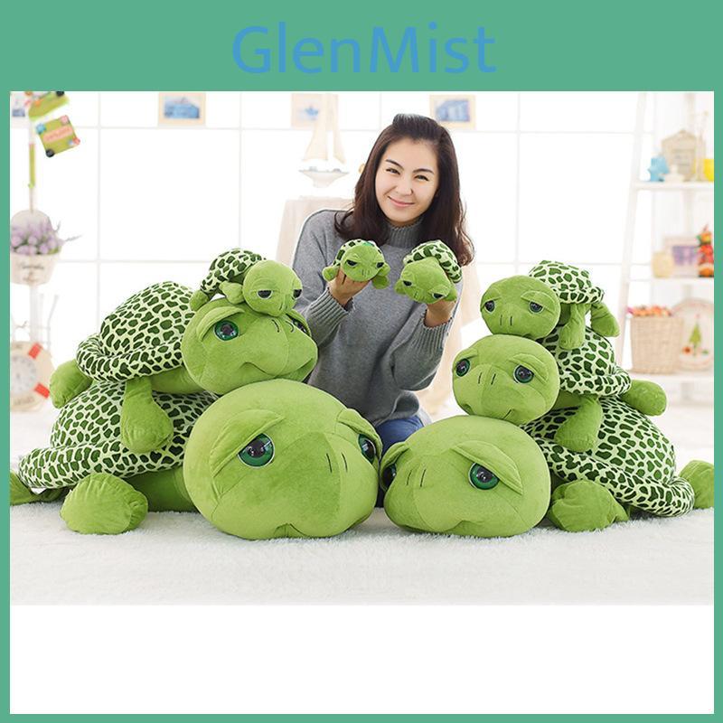 Turtle Plush Toy With Big Eyes Soft Stuffed Animal Pp Cotton For Kids Gift