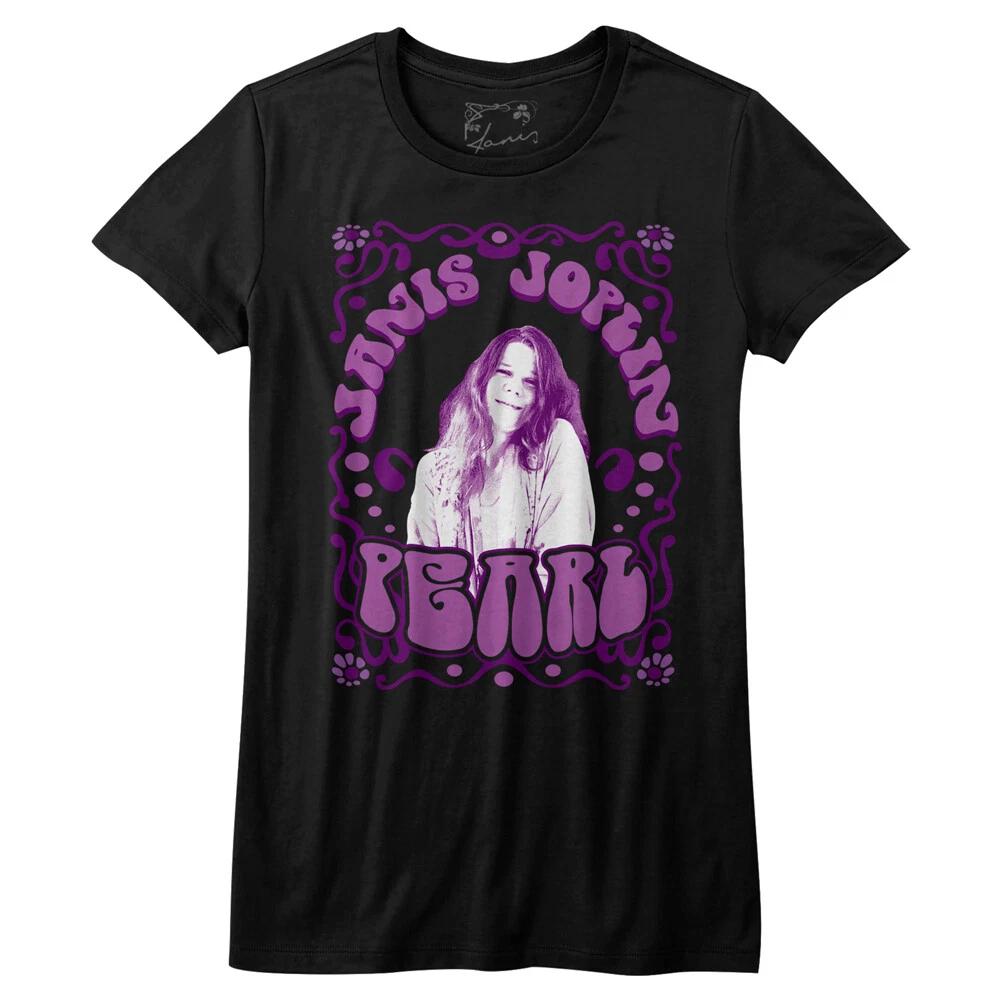 

Janis Joplin Pearl Women s Fitted T Shirt Rock & Soul Music 2XL