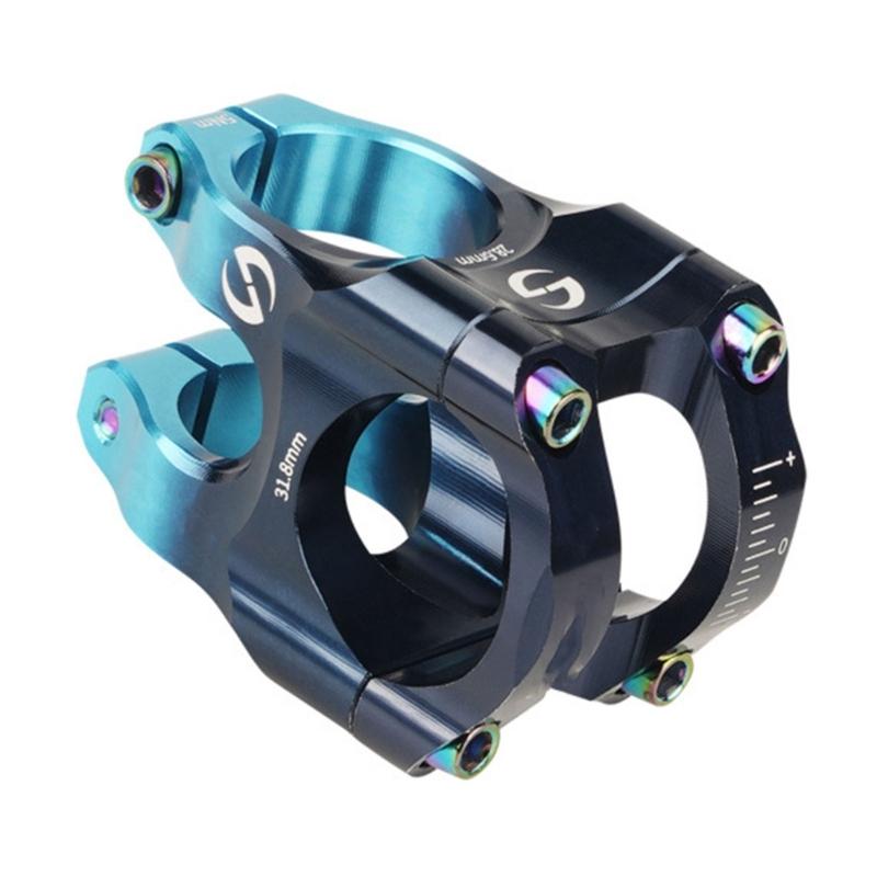 High Strength Short Handlebar Stem Aluminum Alloy Road Bike Stem Light Weight Bike Handlebar Stem for Most Bike