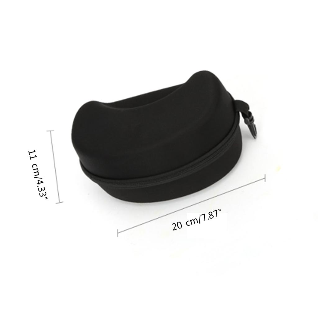 Ski- und Snowboardbrillen-Etui mit Karabiner, Ski-/Snowboardbrillen-Etui, Snowboardbrillen-Hartschalen-Schutzhülle