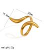 Style Geometric Stainless Steel Ring With 18k Gold Plating For Women And Men