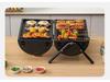 Portable Charcoal Grill Set: Outdoor Camping Barbecue Rack and Tools for Home Use