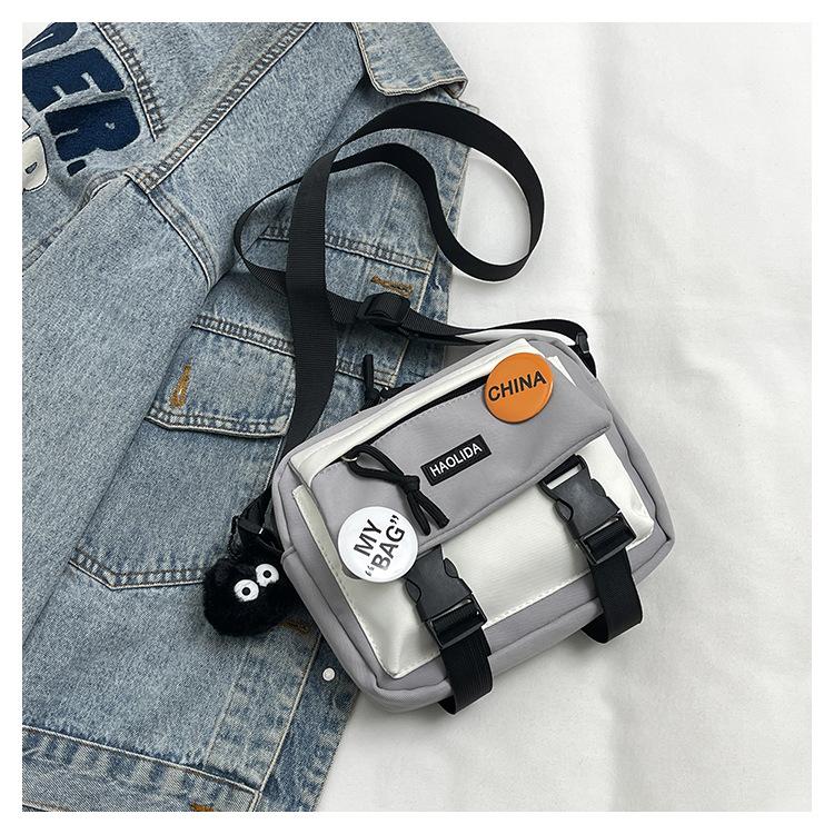2025 Spring New Messenger Bag Small Bag Japanese Trendy Brand Casual Versatile Student Mobile Phone Bag Small Satchel Women