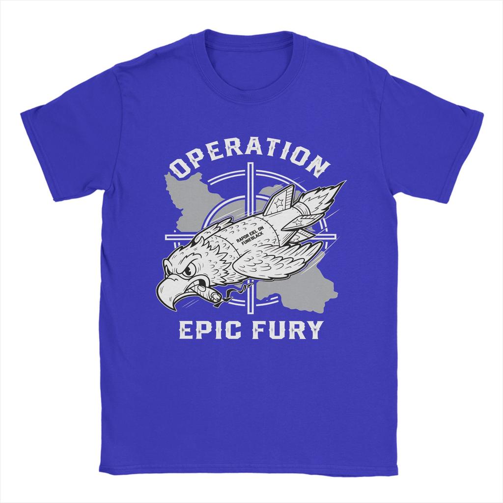 FAFO Operation Epic Fury TShirt Harajuku T Shirts Short Sleeve Y2K Basic Tops Beach 100 Cotton Oversize Top Tees