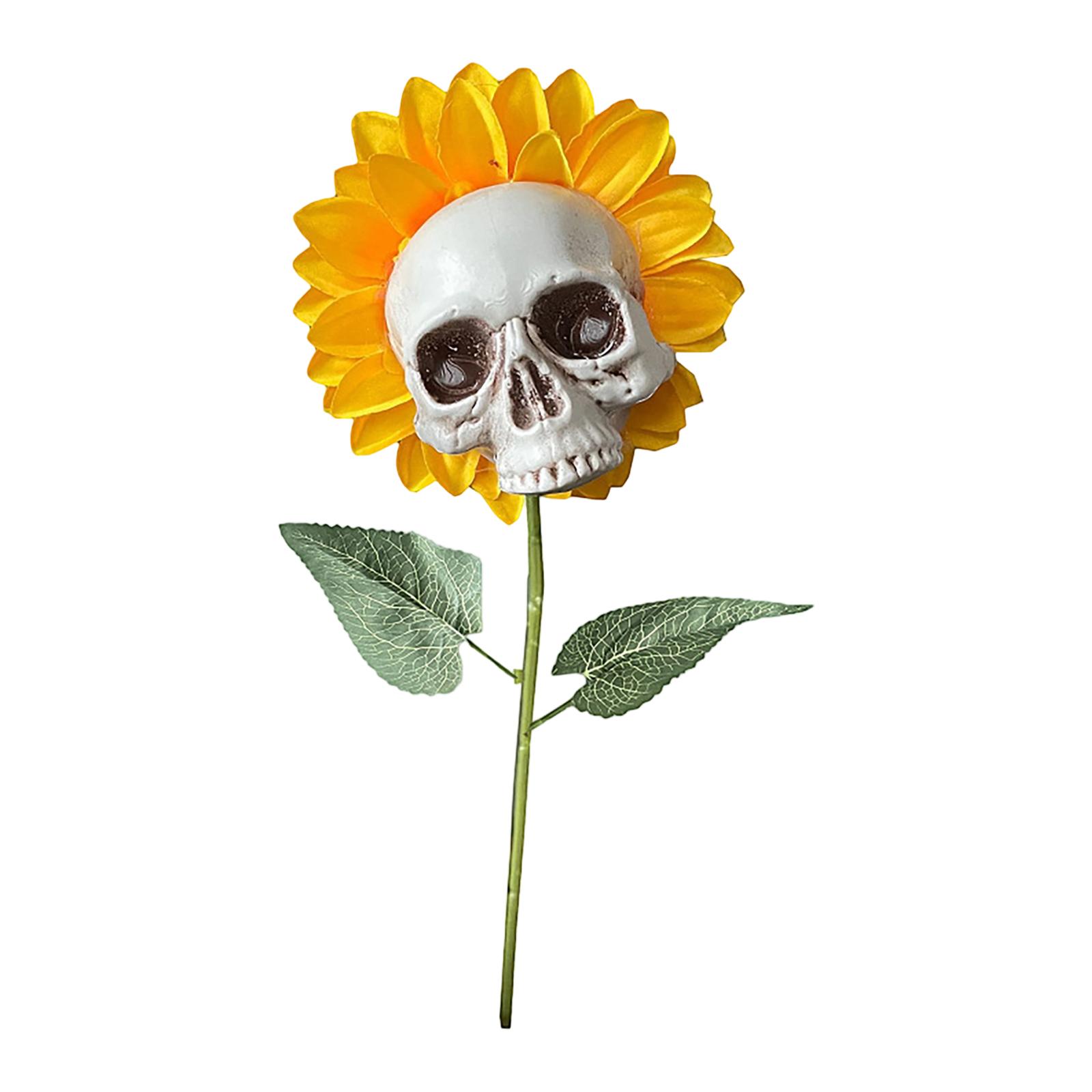 

Имитация головы подсолнуха, садовое украшение для патио, украшение для двора, хэллоуинские украшения для двора, искусственные цветы One Size