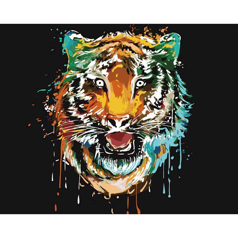 5D DIY Diamond Painting Animals Cross Stitch Full Round Drill Painting Embroidery Craft Art Home Decoration