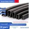 U-Shaped Rubber Edge Guard: Mechanical Anti-Cut Hand & Skateboard Protection Strip