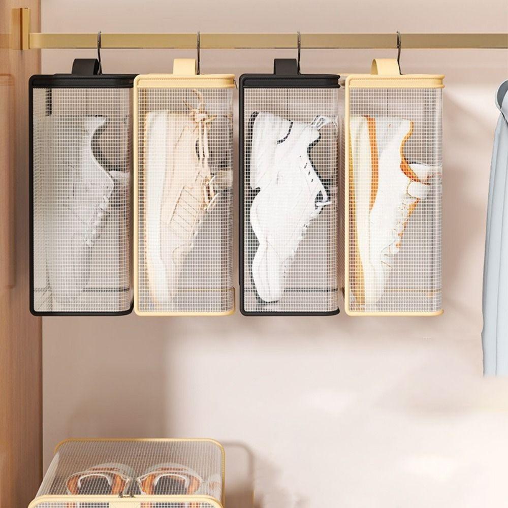 Multi-functional Handheld Shoes Storage Bag Large Capacity Protective Sports Shoe Bag with Hook Dust-proof Shoes Pouch Suitcase